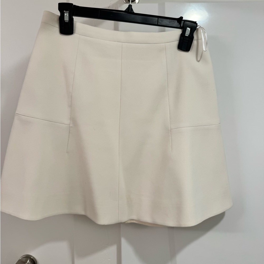 J Crew white skirt